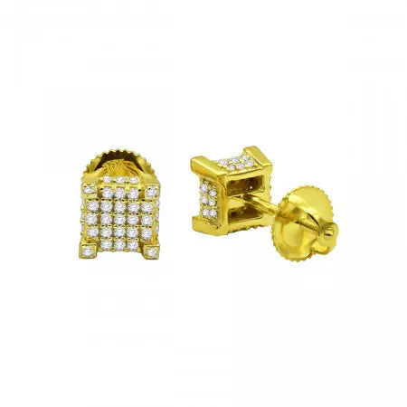 Boucles d’oreilles or 18k et diamants