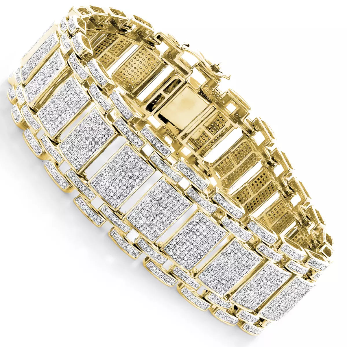 Bracelet or 18k et diamants