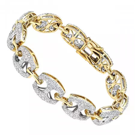 Bracelet or et diamants